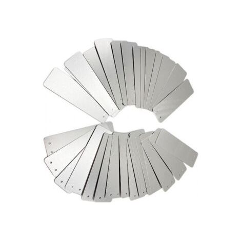 100 étiquettes de jardinage rectangulaires en aluminium-panneaux extérieurs, panneaux métalliques, étiquettes de plantes de jardinage (1/5)