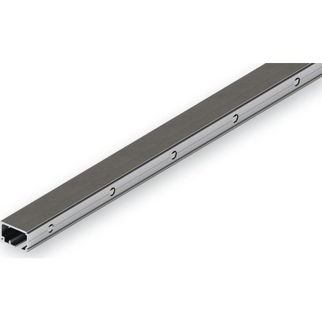 Hawa Laufschiene Hawa Porta 60/100 HC/HMD, Alu eloxiert, gelocht, L= 2500 mm (1/2)