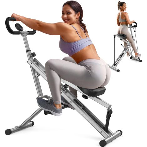 Appareil de musculation FLYBIRD pour les fessiers, les abdominaux, les jambes et l'endurance, 4 niveaux de résistance réglables, pliable et facile à monter, appareil de musculation complet à domicile, (1/5)