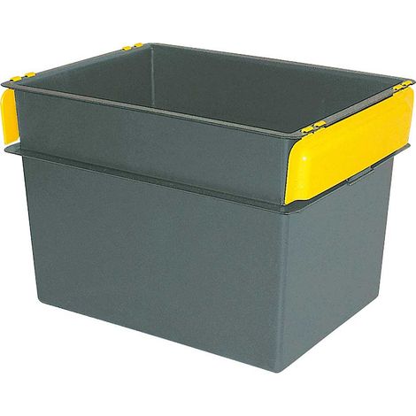 BRB 200 Liter Mehrzweckbehälter 800x600x550 mm, konisch, stapelbar (1/2)