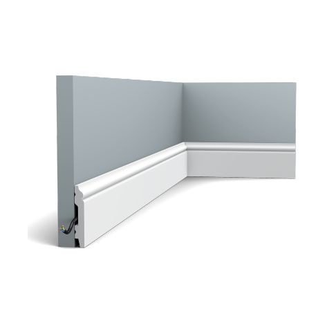 SX165 Plinthe décorative rigide 7x1x200cm – Polymère pour intérieur – Compatible avec colle Orac – Conditionnement à l'unité (1/5)