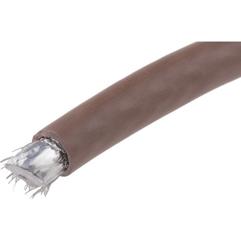 Câble coaxial RG6 RS PRO, Marron, 100m, Conforme à la norme RoHS ( Prix pour Bobine de 100 Mètres )