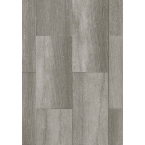 Mexen Grey Persa échantillon de panneaux vinyles 610 x 305 mm SPC 6,5 mm, sous-couche IPEX 1,5 mm, 4 V-Fuga, Grès - F1165-S (1/2)