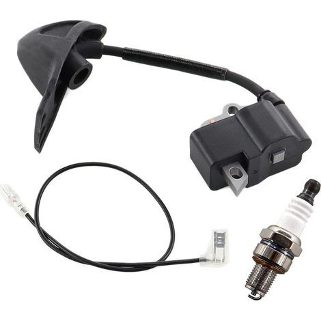 Bobine d'allumage avec bougie pour souffleur Stihl BG56 BG56C SH56 BG86 BG86C SH86 C – Remplace 4241 400 1307 – Compatible avec modèles Stihl (1/5)