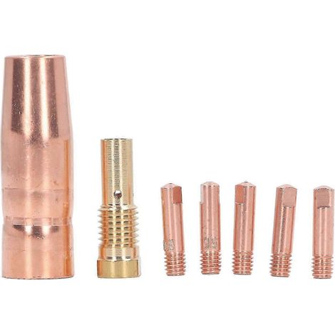 Compatible avec la torche de soudage MIG intelligente Century FC90 80GL, kit de buse en laiton pour fil fourré sans gaz de 0,9 mm (0,035 po) (1/5)
