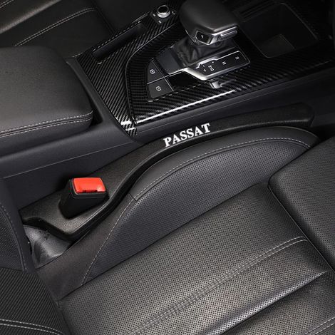 (Noir à gauche) Bouchon de couture de siège auto neuf, bande d'étanchéité pour couture de siège, protection anti-chute pour Passat B5 B6 B7 B8 CC (1/5)