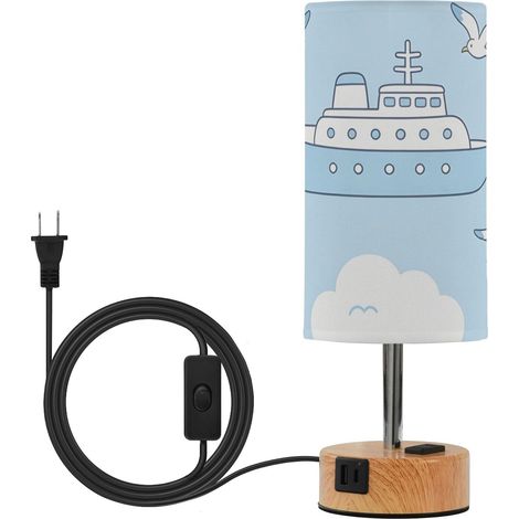 Yuiboo Petite lampe de table pour chambre à coucher, bureau avec (1/5)