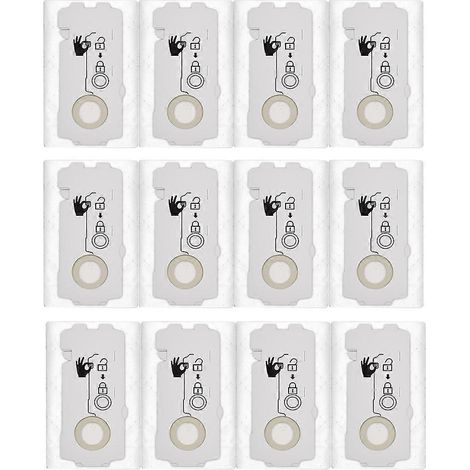 Lot de 12 204308 sacs d'aspirateur pour Festool CT Mini CT MIDI Yom 2019 Onwards, poussière Collector Sacs poussière Extractor accessoires (1/5)