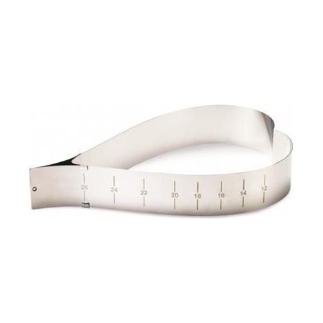Ghidini anello regolabile a cuore acciaio inox 12-26 cm (1/2)