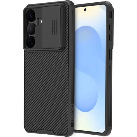 Funda para Samsung Galaxy S26 Plus, reforzada Nillkin, CamShield Pro, negra. (1/5)