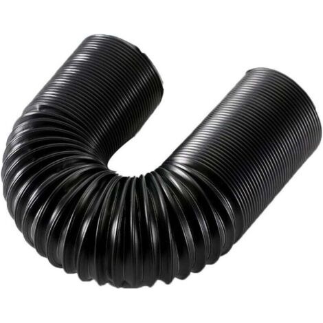 Tuyau d'admission d'air Automobile Universel ID 2,5 Pouces (63mm) Tuyau de Conduit d'expansion Flexible d'admission d'air modifié s'étendant jusqu'à 1 mètre (1/4)