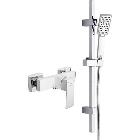 Ensemble de douche  avec mitigeur Kvadrato , Couleur: Chrome (1/3)