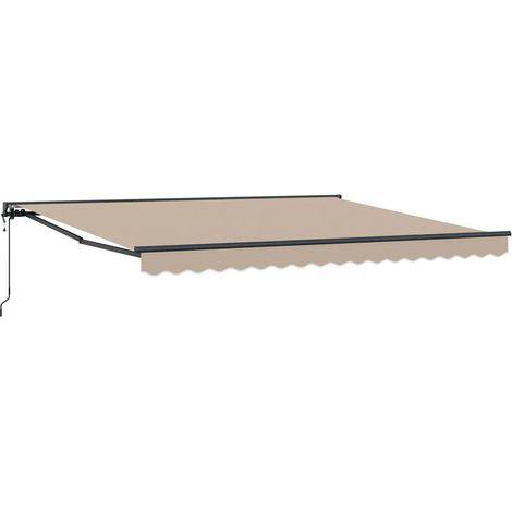 Maison Exclusive - Struttura della tenda Beige 400 × 300 cm