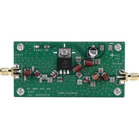 Module amplificateur de puissance PCBA, carte d'amplificateur FM pour alimentation TMA 12 V, 6 W, 88–108 MHz (1/4)