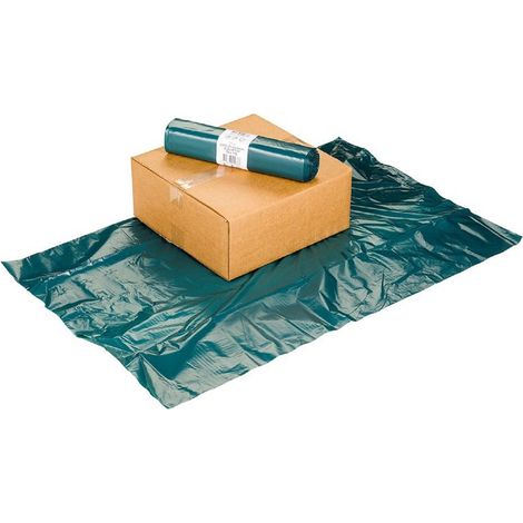 Müllsack 120 Liter - 20 St. 700x1100mm Müllbeutel Abfallsack Müllsack 70my  extra stark blau
