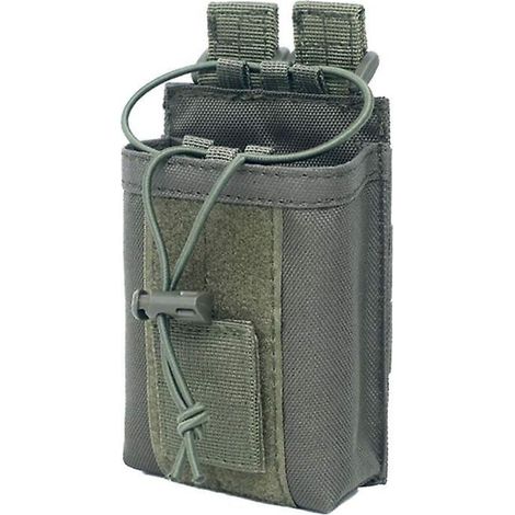 Wasserdichte Molle-Funkgerätetasche aus Nylon zur Befestigung am Gürtel, für Polizei und Militär (1/5)