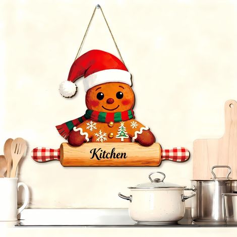 Christmas wooden door hangers, party decorations, holiday plaques, wall signs, decorative crafts