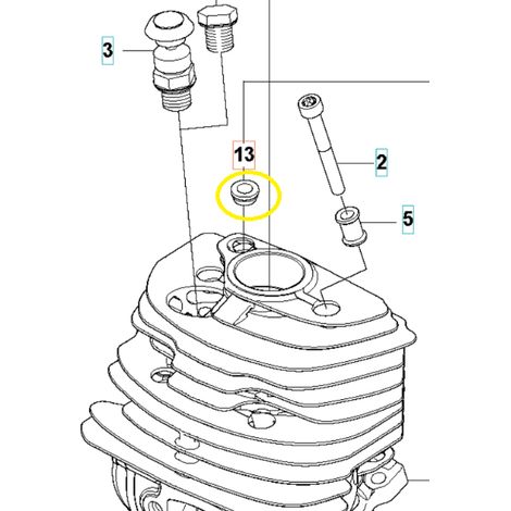 Douille 555/560XP Husqvarna 520291101