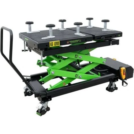 JBM – Table élévatrice hydraulique 1200 kg – Hauteur réglable – Pour batteries de véhicules électriques – Système de sécurité intégré (1/5)