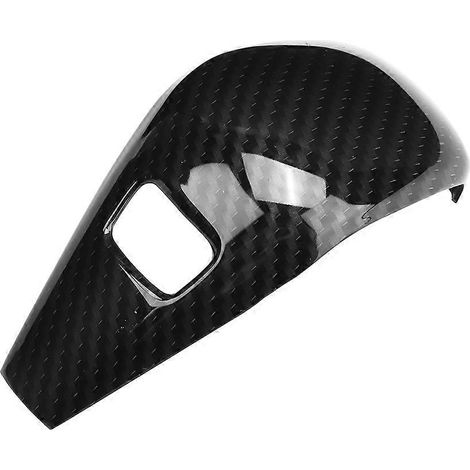 Cache de pommeau de levier de vitesse style fibre de carbone compatible avec BMW Série 3 G20 2020 (1/4)
