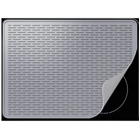 Tapa para vitrocerámica eléctrica - tapete de silicona para secar platos 7150cm - tapa para vitrocerámica (1/5)