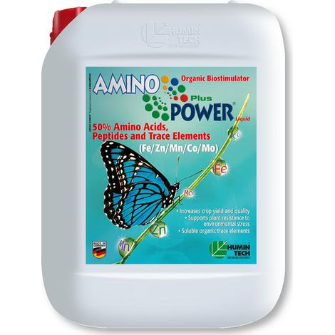 HuminTech AMINO POWER Plus Liquid 5 l BIOSTIMULANT ORGANIQUE - OLIGO-ÉLÉMENTS