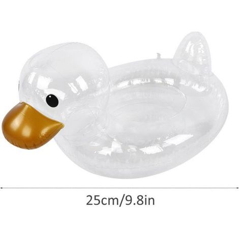 Anneau bain bébé canard 0-4 ans, siège flottant sécurisé pour piscine, jeux aquatiques bébé (1/4)