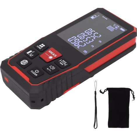 Télémètre Laser 100m Haute Précision, Mesureur Distance Numérique avec Fonction de Calcul (1/5)