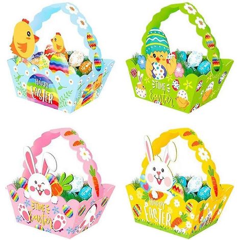Osterkorb-Süßigkeiten-Pakettüte, Süßigkeiten-Geschenktüten, Ostertüten