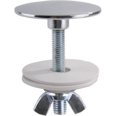Tappo Copriforo Cromato Vite Lunga mm 49