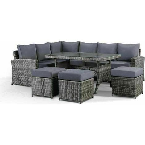 Furniture One 9 Seaters Rattan Furniture Set (1/4)