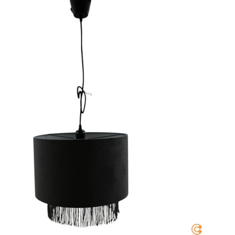 [NEUWERTIG] Paulmann Pauleen Pendelleuchte Noble Reverie Grau Samt ø38cm Max 20 W E27 Kürzbar B-Ware