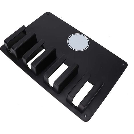 Support mural multifonctionnel pour tondeuse à cheveux électrique, avec porte-brosse. (1/5)