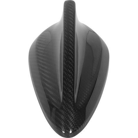 Universelle Antennenabdeckung aus trockener Kohlefaser in Haifischflossenform, passend für E90, E92, E46, E36, E60, E70, F20 und F30 (für F30-Modelle) (1/5)