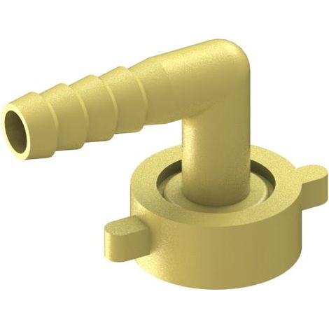 JS WINKELVERSCHRAUBUNG FLACHDICHTEND, 3/8"x3/4", MESSING (1/2)