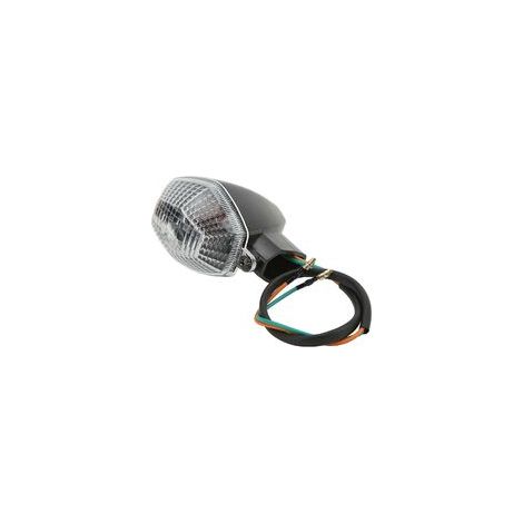 Repuestos para intermitentes delanteros y traseros de motocicletas (juego de 2 piezas CREA), aptos para Suzuki DL 1000 650 V-Strom (transparentes).