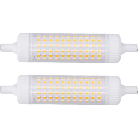 118-mm-R7s-Lampe, dimmbar, Doppelsockel, Augenschutz, 154 LEDs, 15 W, für Bühnenbeleuchtung, 110 V, 2er-Pack, warmweiß (1/5)