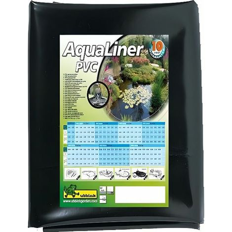 Ubbink Liner para estanque PVC 6x5 m Negro