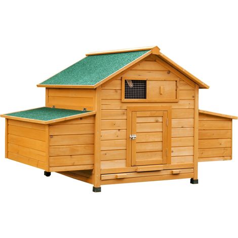 Gallinero easycomfort chicken coop 2 nidos techo impermeable (1/2)