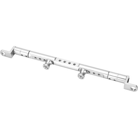 Porte-bagages d'extension multifonction pour moto, en alliage d'aluminium, universel, pour haut-parleur et chronomètre, couleur argent. (1/5)