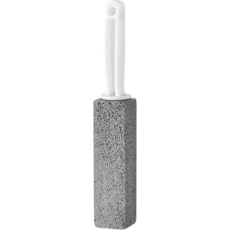 Brosse de Toilette, Brosse de Nettoyage de Toilette en Pierre Ponce, Cuvette de Toilette, Taches Jaunes, Brosse en Pierre Ponce, (1/4)