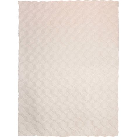Tapis crème shaggy luxe doux et résistant - 150 x 80 cm (1/5)