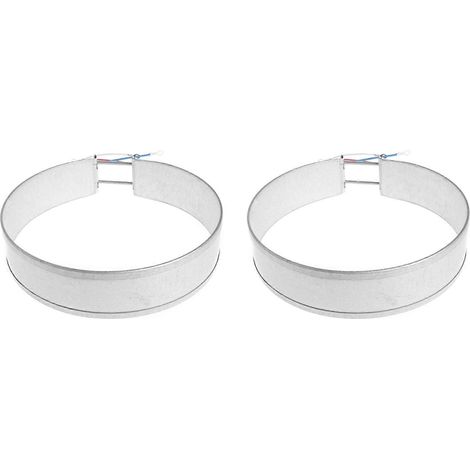 Deux éléments chauffants fins pour appareils ménagers, adaptés aux résistances de bouilloire, 155 mm (1/5)