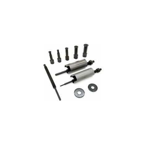 Universeller Motorrad-Innenlagerabzieher-Satz 9–23 mm, 8-teilig, inklusive Kupplungswerkzeug und Gleithammer-Ausbausatz für alle Motorräder – Crezuo