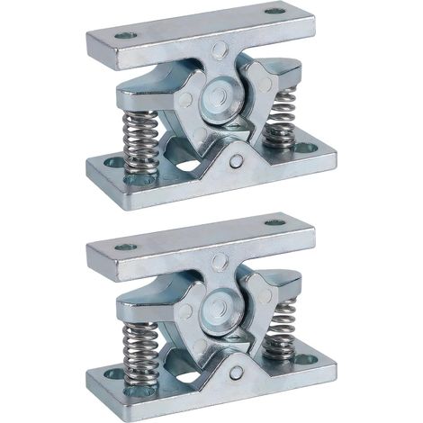 Lot de 2 loquets porte à double rouleau en alliage zinc, car ou yacht (1/5)