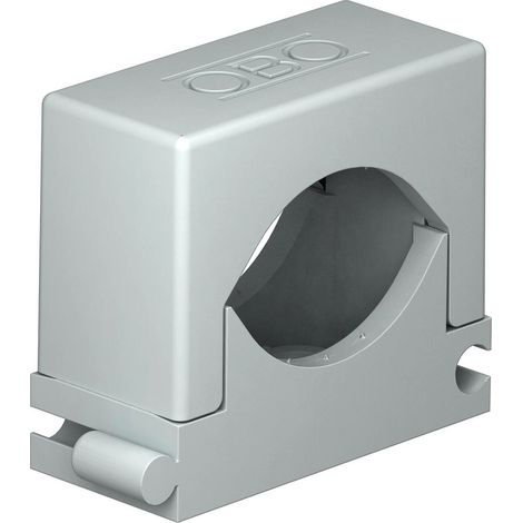 OBO Bettermann Reihen-Druck-Schelle 3-7mm Polyamid lichtgrau RAL 7035, 2250071