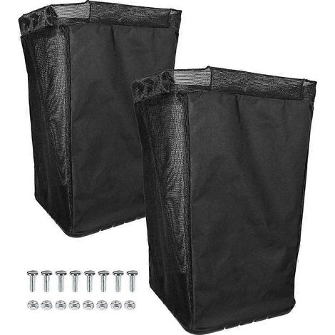 AM122416 Lot de 2 ensemble Lawnmower Grass sac remplacer pour John Deere AM101602 Grass sacs (1/5)