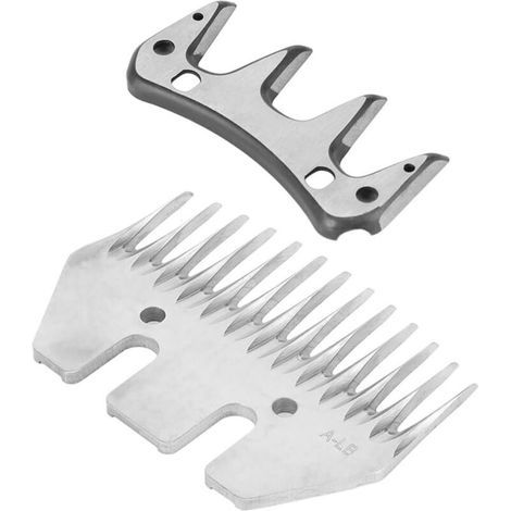 [JAMAIS UTILISÉ] Lames de Cisailles à Moutons, Lames de Rechange pour Tondeuses à Laine pour Chèvres, Lames de Tondeuse Professionnelles en Acier Inoxydable pour Chèvres Moutons Bovins(Lame Droite à 1 (1/4)