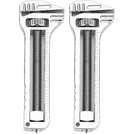 Verstellbarer Mini-Multifunktionsschlüssel, kompakter und multifunktionaler Flaschenöffner, ideal für den täglichen Gebrauch, Camping und Wandern (2er-Pack). (1/5)