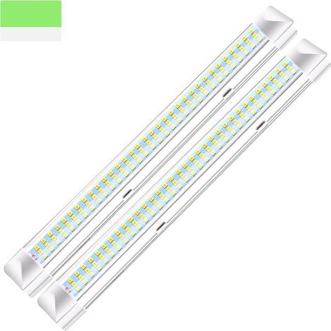 2 PCS 108 Barre Lumineuse -LED Éclairage intérieur de Voiture-9W Barre LED avec Interrupteur pour Camping Car/Cabinet/Voiture/Camion/Plafonnier (1/5)